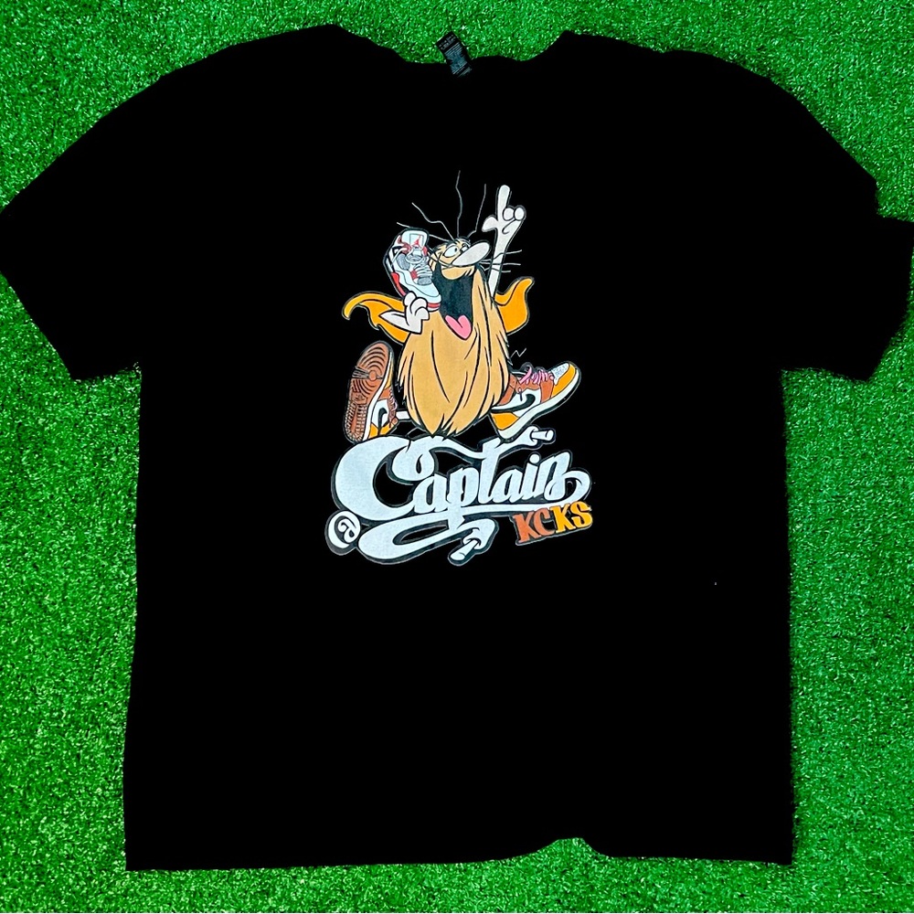 CAPTAINKCK T SHIRT BLACK